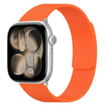 荔枝紋磁吸矽膠錶帶，適用於 Apple Watch 46mm / 49mm / 45mm / 44mm，適用於 Apple Watch 42mm / 41mm / 40mm / 38mm
