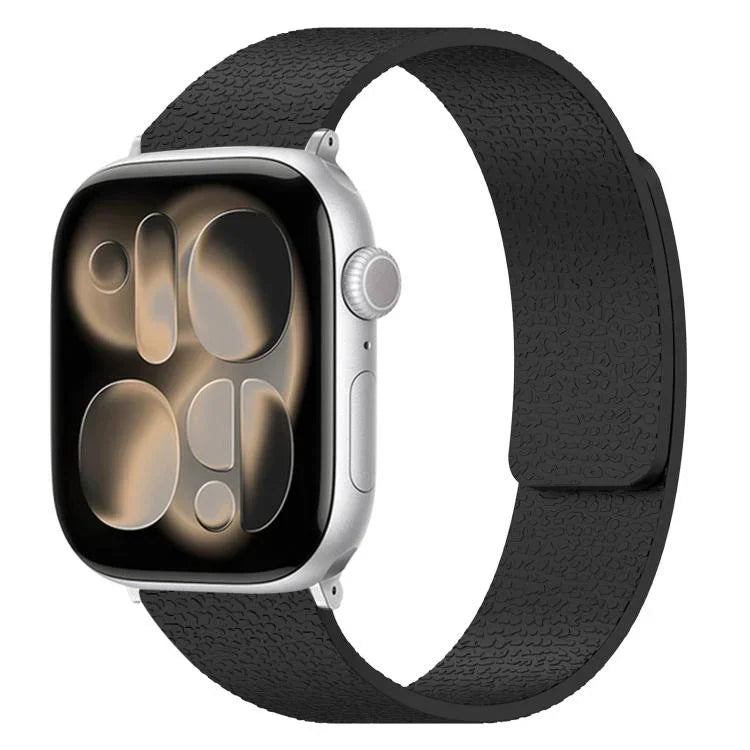荔枝紋磁吸矽膠錶帶，適用於 Apple Watch 46mm / 49mm / 45mm / 44mm，適用於 Apple Watch 42mm / 41mm / 40mm / 38mm