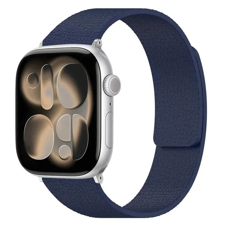 荔枝紋磁吸矽膠錶帶，適用於 Apple Watch 46mm / 49mm / 45mm / 44mm，適用於 Apple Watch 42mm / 41mm / 40mm / 38mm