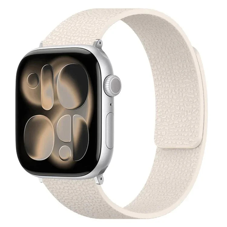 荔枝紋磁吸矽膠錶帶，適用於 Apple Watch 46mm / 49mm / 45mm / 44mm，適用於 Apple Watch 42mm / 41mm / 40mm / 38mm
