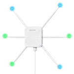 WAVLINK WN588HX3 AX3000 戶外 WiFi 擴展器，6 天線雙頻 WiFi 中繼器，美規插頭，英規插頭，歐規插頭，澳規插頭