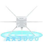 WAVLINK WN588HX3 AX3000 戶外 WiFi 擴展器，6 天線雙頻 WiFi 中繼器，美規插頭，英規插頭，歐規插頭，澳規插頭
