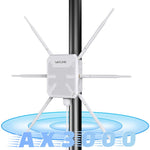 WAVLINK WN588HX3 AX3000 戶外 WiFi 擴展器，6 天線雙頻 WiFi 中繼器，美規插頭，英規插頭，歐規插頭，澳規插頭
