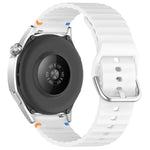 波浪紋縫線 20mm 矽膠錶帶，適用於 Samsung Galaxy Watch 7 40 / 44mm