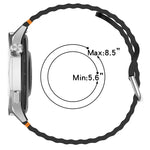 波浪紋縫線 20mm 矽膠錶帶，適用於 Samsung Galaxy Watch 7 40 / 44mm