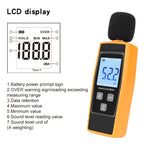 RZ1359 數位聲級計分貝計噪音測試儀 LCD 螢幕，RZ1359