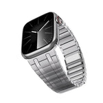 單珠磁性米蘭不鏽鋼錶帶，適用於 Apple Watch 46mm / 49mm / 45mm / 44mm