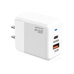 GaN PD 45W + QC3.0 USB 完全相容協議充電器，適用 MacBook，美規插頭，美規插頭