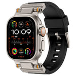 Kalebol 戶外探險者金屬連接器 TPU 錶帶，適用於 Apple Watch 46mm / 49mm / 45mm / 44mm