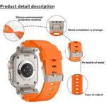 Kalebol 戶外探險者金屬連接器 TPU 錶帶，適用於 Apple Watch 46mm / 49mm / 45mm / 44mm