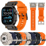 Kalebol 戶外探險者金屬連接器 TPU 錶帶，適用於 Apple Watch 46mm / 49mm / 45mm / 44mm