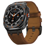 瘋馬皮錶帶，適用於 Samsung Galaxy Watch Ultra 47mm / Ultra 2025
