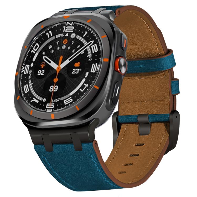 瘋馬皮錶帶，適用於 Samsung Galaxy Watch Ultra 47mm / Ultra 2025
