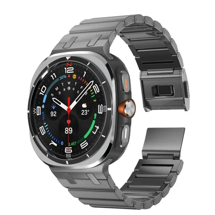 單珠鈦金屬錶帶，適用 Samsung Galaxy Watch Ultra 47mm / Ultra 2025