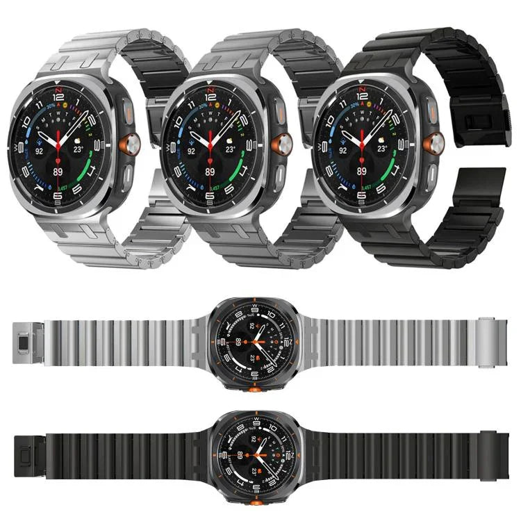 單珠鈦金屬錶帶，適用 Samsung Galaxy Watch Ultra 47mm / Ultra 2025
