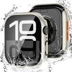 鋼化膜一體式PC錶殼，適用於Apple Watch Series 6 / 5 / 4 & SE 44mm，適用於Apple Watch Series 6 / 5 / 4 & SE 40mm，適用於Apple Watch Series 11 / 10 46mm，適用於Apple Watch Series 11 / 10 42mm，適用於Apple Watch Series 9 / 8 / 7 45mm