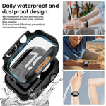 鋼化膜一體式PC錶殼，適用於Apple Watch Series 6 / 5 / 4 & SE 44mm，適用於Apple Watch Series 6 / 5 / 4 & SE 40mm，適用於Apple Watch Series 11 / 10 46mm，適用於Apple Watch Series 11 / 10 42mm，適用於Apple Watch Series 9 / 8 / 7 45mm