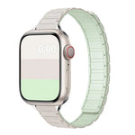 三珠I型纖細磁性矽膠錶帶，適用於Apple Watch 46mm / 49mm / 45mm / 44mm，適用於Apple Watch 42mm / 41mm / 40mm / 38mm
