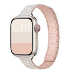 三珠I型纖細磁性矽膠錶帶，適用於Apple Watch 46mm / 49mm / 45mm / 44mm，適用於Apple Watch 42mm / 41mm / 40mm / 38mm