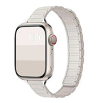 三珠I型纖細磁性矽膠錶帶，適用於Apple Watch 46mm / 49mm / 45mm / 44mm，適用於Apple Watch 42mm / 41mm / 40mm / 38mm