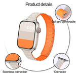 三珠I型纖細磁性矽膠錶帶，適用於Apple Watch 46mm / 49mm / 45mm / 44mm，適用於Apple Watch 42mm / 41mm / 40mm / 38mm