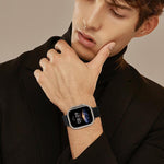 九珠磁性環鋼錶帶，適用於Apple Watch 46mm / 49mm / 45mm / 44mm，適用於Apple Watch 42mm / 41mm / 40mm / 38mm