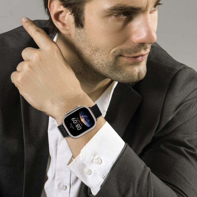 九珠磁性環鋼錶帶，適用於Apple Watch 46mm / 49mm / 45mm / 44mm，適用於Apple Watch 42mm / 41mm / 40mm / 38mm