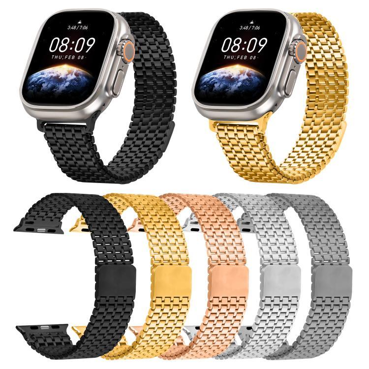 九珠磁性環鋼錶帶，適用於Apple Watch 46mm / 49mm / 45mm / 44mm，適用於Apple Watch 42mm / 41mm / 40mm / 38mm