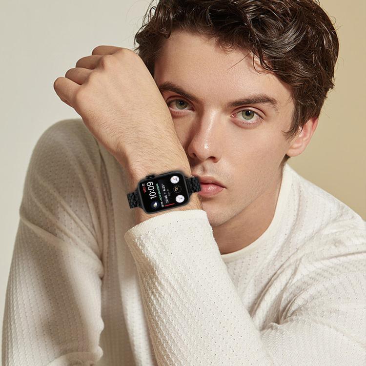 小腰彈弓扣鋼錶帶，適用於 Apple Watch 46mm / 49mm / 45mm / 44mm，適用於 Apple Watch 42mm / 41mm / 40mm / 38mm