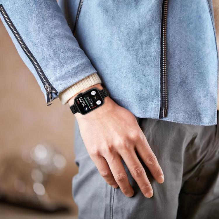 小腰彈弓扣鋼錶帶，適用於 Apple Watch 46mm / 49mm / 45mm / 44mm，適用於 Apple Watch 42mm / 41mm / 40mm / 38mm