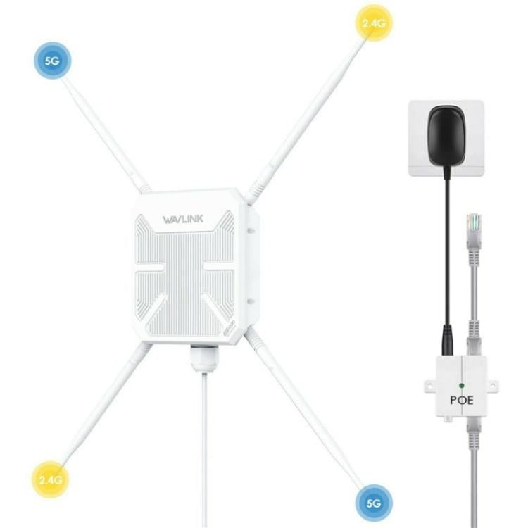 WAVLINK WN588HA2 AP 中繼 WiFi 信號增強器 AC1200 雙頻 WiFi 擴展器，美規插頭，英規插頭，歐規插頭，澳規插頭