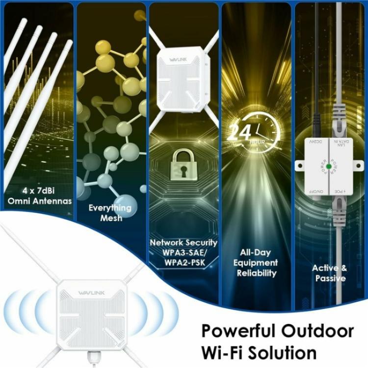 WAVLINK WN588HA2 AP 中繼 WiFi 信號增強器 AC1200 雙頻 WiFi 擴展器，美規插頭，英規插頭，歐規插頭，澳規插頭