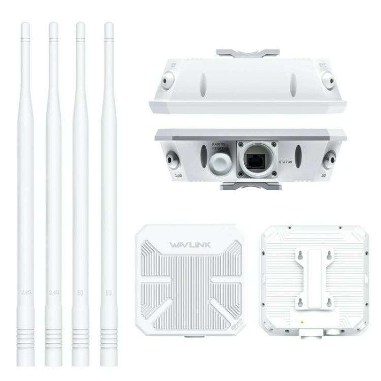 WAVLINK WN588HA2 AP 中繼 WiFi 信號增強器 AC1200 雙頻 WiFi 擴展器，美規插頭，英規插頭，歐規插頭，澳規插頭