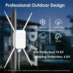 WAVLINK WN588HA2 AP 中繼 WiFi 信號增強器 AC1200 雙頻 WiFi 擴展器，美規插頭，英規插頭，歐規插頭，澳規插頭
