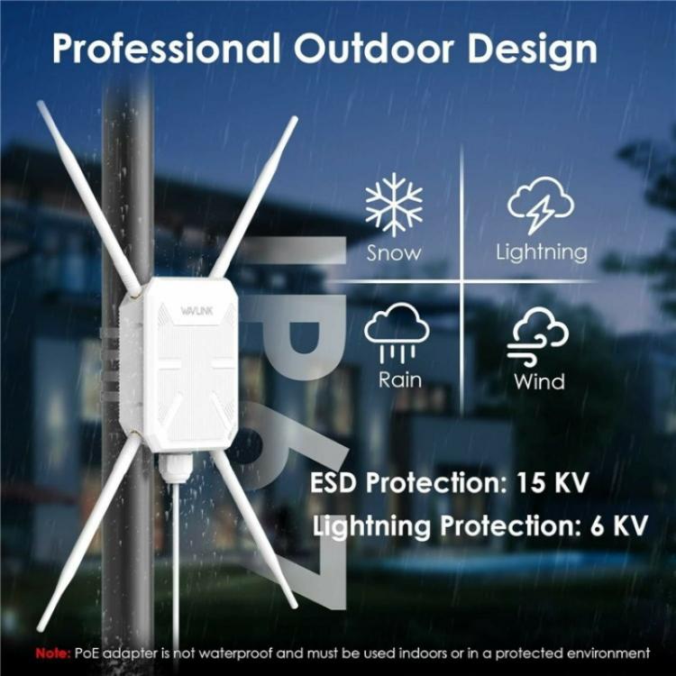 WAVLINK WN588HA2 AP 中繼 WiFi 信號增強器 AC1200 雙頻 WiFi 擴展器，美規插頭，英規插頭，歐規插頭，澳規插頭