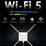 WAVLINK WN588HA2 AP 中繼 WiFi 信號增強器 AC1200 雙頻 WiFi 擴展器，美規插頭，英規插頭，歐規插頭，澳規插頭