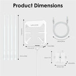 WAVLINK WN588HA2 AP 中繼 WiFi 信號增強器 AC1200 雙頻 WiFi 擴展器，美規插頭，英規插頭，歐規插頭，澳規插頭