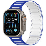 繽紛靈魂鋼琴軟磁性雙色錶帶，適用於 Apple Watch 46mm / 49mm / 45mm / 44mm