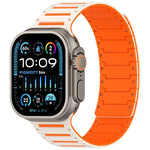 繽紛靈魂鋼琴軟磁性雙色錶帶，適用於 Apple Watch 46mm / 49mm / 45mm / 44mm