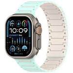 繽紛靈魂鋼琴軟磁性雙色錶帶，適用於 Apple Watch 46mm / 49mm / 45mm / 44mm