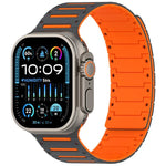 繽紛靈魂鋼琴軟磁性雙色錶帶，適用於 Apple Watch 46mm / 49mm / 45mm / 44mm