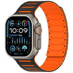 繽紛靈魂鋼琴軟磁性雙色錶帶，適用於 Apple Watch 46mm / 49mm / 45mm / 44mm
