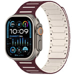 繽紛靈魂鋼琴軟磁性雙色錶帶，適用於 Apple Watch 46mm / 49mm / 45mm / 44mm
