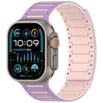 繽紛靈魂鋼琴軟磁性雙色錶帶，適用於 Apple Watch 46mm / 49mm / 45mm / 44mm