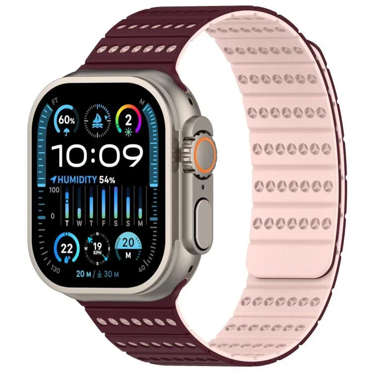 蜂巢磁性錶帶，適用於 Apple Watch 42mm / 41mm / 40mm / 38mm，適用於 Apple Watch 46mm / 49mm / 45mm / 44mm