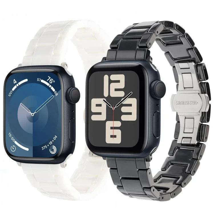 坦克紋陶瓷錶帶，適用於 Apple Watch 46mm / 49mm / 45mm / 44mm，適用於 Apple Watch 42mm / 41mm / 40mm / 38mm