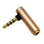 JUNSUNMAY 90 度直角 3.5mm TRRS 公對母音頻轉接頭