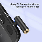 JUNSUNMAY 90 度直角 3.5mm TRRS 公對母音頻轉接頭