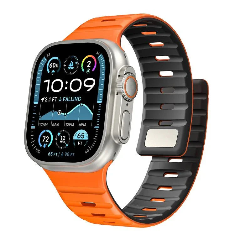 Norman 磁吸矽膠錶帶，適用於 Apple Watch 46mm / 49mm / 45mm / 44mm，適用於 Apple Watch 42mm / 41mm / 40mm / 38mm
