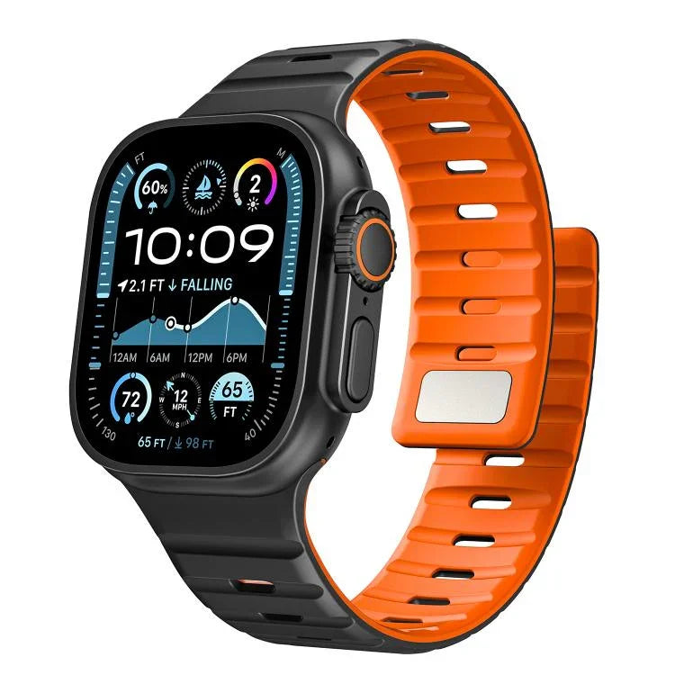 Norman 磁吸矽膠錶帶，適用於 Apple Watch 46mm / 49mm / 45mm / 44mm，適用於 Apple Watch 42mm / 41mm / 40mm / 38mm